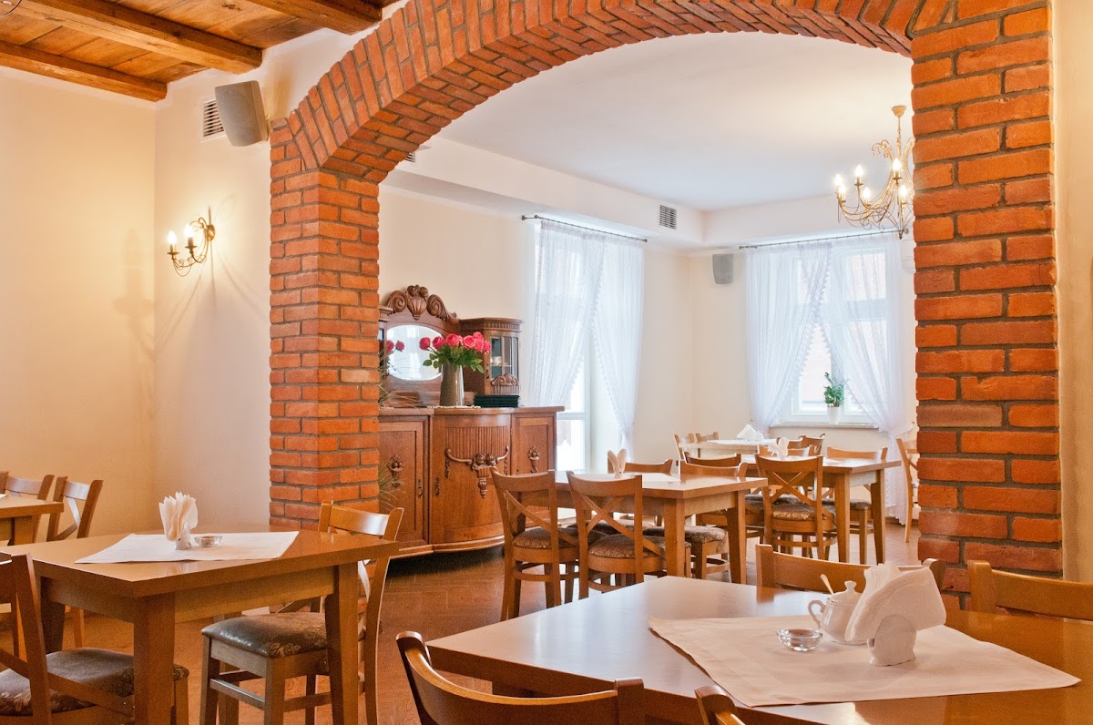 Wnętrze restauracji Przedzamcze